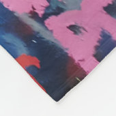 Farbenfrohe Graffiti Art Fleecedecke (Ecke)