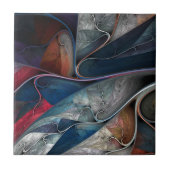 Farbenfrohe Graffiti Art Fliese (Vorderseite)