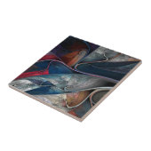 Farbenfrohe Graffiti Art Fliese (Seite)