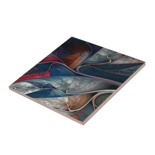 Farbenfrohe Graffiti Art Fliese (Seite)