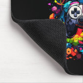 Farbenfrohe Graffiti Gefärbte Krawatte Splash Vide Mousepad (Ecke)