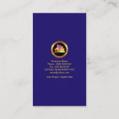 Farbenfrohe Graffiti Grunge Wall Gold Malwalze Visitenkarte (Rückseite)