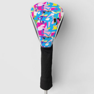 Farbenfrohe Graffiti Splash Golf Headcover