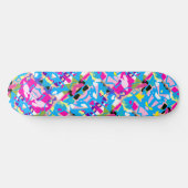 Farbenfrohe Graffiti Splash Skateboard (Horizontal)