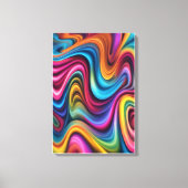 Farbenfrohe Grafik-Design Leinwanddruck (Vorderseite)