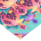 Farbenfrohe Granatapfel Kurzer Tischläufer (Ecke)