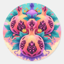 Farbenfrohe Granatapfel