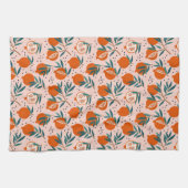 Farbenfrohe Granatapfelmuster Geschirrtuch (Horizontal)