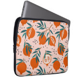 Farbenfrohe Granatapfelmuster Laptopschutzhülle (Vorne Rechts)
