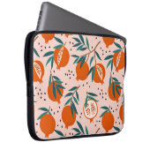 Farbenfrohe Granatapfelmuster Laptopschutzhülle (Vorne Rechts)