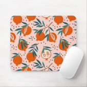 Farbenfrohe Granatapfelmuster Mousepad (Mit Mouse)