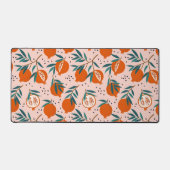 Farbenfrohe Granatapfelmuster Schreibtischunterlage (Vorderseite)