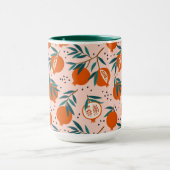 Farbenfrohe Granatapfelmuster Tasse (Zentrum)