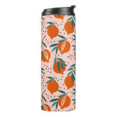 Farbenfrohe Granatapfelmuster Thermosbecher (Nach links gedreht)