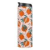 Farbenfrohe Granatapfelmuster Thermosbecher (Nach rechts gedreht)