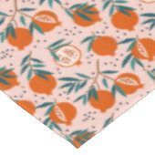 Farbenfrohe Granatapfelmuster Tischdecke (Schrägansicht)