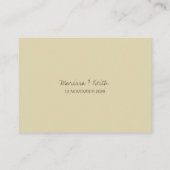 Farbenfrohe Groovy Flower Garden Moderne Hochzeits Platzkarte (Rückseite)