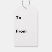 Farbenfrohe Groovy Psychedelic Muster Abstrakt Art Geschenkanhänger (Rückseite)