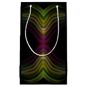 Farbenfrohe Groovy Psychedelic Muster Abstrakt Art Kleine Geschenktüte (Vorderseite)