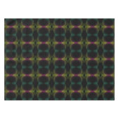 Farbenfrohe Groovy Psychedelic Muster Abstrakt Art Tischdecke (Vorderseite (Horizontal))