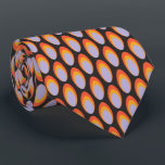 Farbenfrohe Groovy Retro 70er Pattern Neck Tie Krawatte<br><div class="desc">Einfache Hals-Krawatte mit einem knallharten Retromuster aus den 60er und 70er Jahren in atemberaubenden Farben.</div>