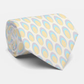 Farbenfrohe Groovy Retro 70er Pattern Neck Tie Krawatte (Gerollt)