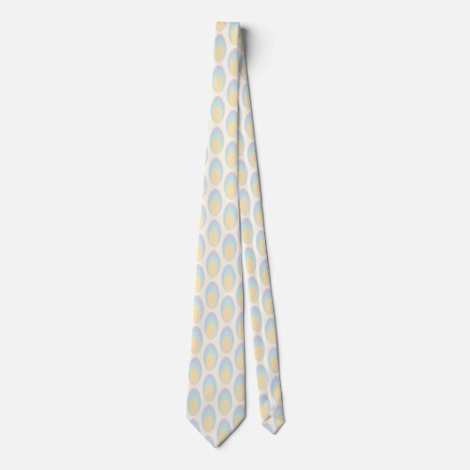 Farbenfrohe Groovy Retro 70er Pattern Neck Tie Krawatte (Vorderseite)