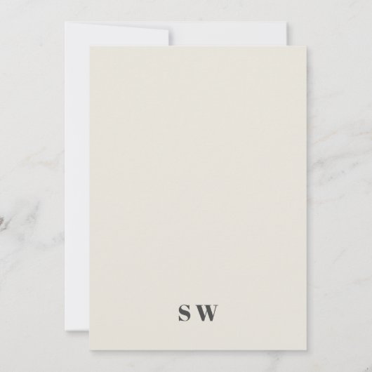 Farbenfrohe Groovy Retro Arch Abstraktes Brautpart Dankeskarte (Rückseite)