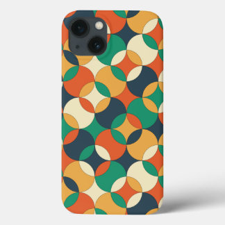 Farbenfrohe Groovy Retro Circled Case-Mate iPhone Hülle