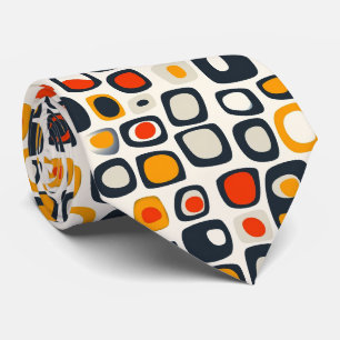 Farbenfrohe Groovy Retro Krawatte