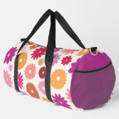 Farbenfrohe große Blütenmuster Duffle Bag (Rechte Ecke)