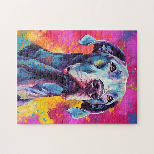 Farbenfrohe Großtane Puzzle (Horizontal)