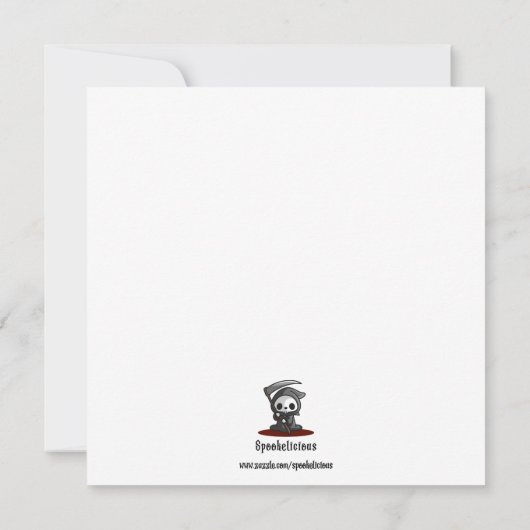 Farbenfrohe grüne Dia de los Muertos Lebenslauf Save The Date (Rückseite)