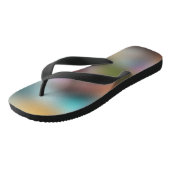 Farbenfrohe grüne, individuell erstellte Flip Flop Badesandalen (Schrägansicht)