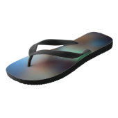 Farbenfrohe grüne, individuell erstellte Flip Flop Badesandalen (Schrägansicht)