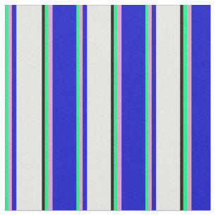 Farbenfrohe grüne, pflaumenfarbene, blaue, weiße u stoff