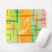 Farbenfrohe Grunge Mousepad (Mit Mouse)