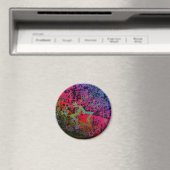 Farbenfrohe Grungy Star Design Magnet (In Situ (Geschirrspüler))