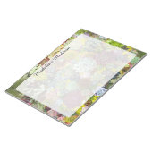 Farbenfrohe Grünpflanzen Sukkulente Notizblock (angewinkelt)