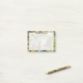 Farbenfrohe Grünpflanzen Sukkulente Post-it Klebezettel (Auf Schreibtisch)