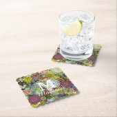 Farbenfrohe Grünpflanzen Sukkulente Untersetzer (Vor Ort)