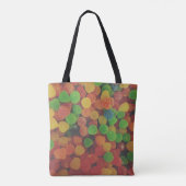 Farbenfrohe Gumdrops Candy Quirky Tasche (Rückseite)