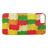 Farbenfrohe Gummi Bärenkuchen Case-Mate iPhone Hülle (Rückseite (Horizontal))