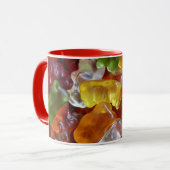 Farbenfrohe Gummie Candy-Tasse Tasse (Vorderseite Links)