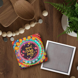 Farbenfrohe Gute Vibes nur Inspirivity Förderung Magnet