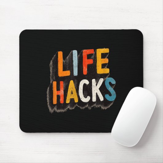 Farbenfrohe Hacks Emblem Mousepad (Mit Mouse)