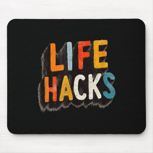 Farbenfrohe Hacks Emblem Mousepad (Vorne)