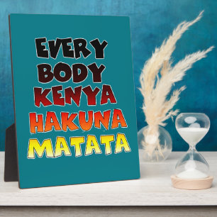 Farbenfrohe Hakuna Matata: Eine Kenyan-Feier Fotoplatte