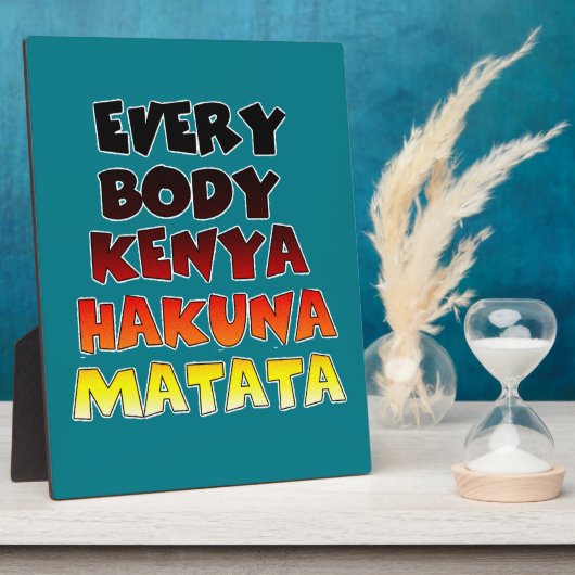 Farbenfrohe Hakuna Matata: Eine Kenyan-Feier Fotoplatte (Seite)
