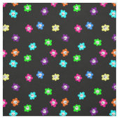 farbenfrohe Halloween-Blume Stoff (Muster)